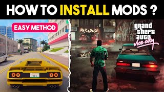 How To Install Mods in GTA Vice City 😍 Easy Method [upl. by Sturrock766]