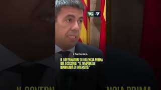 Il governatore di Valencia prima del disastro “Il temporale diminuirà di intensità” [upl. by Natala638]