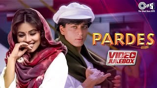 Shah Rukh Khans Pardes Movie All Songs  Video Jukebox  Shah Rukh Khan Songs  90s Hits Love Songs [upl. by Leidag]