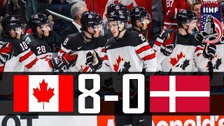 Canada vs Denmark  2018 WJC Highlights  Dec 30 2017 [upl. by Annawaj]