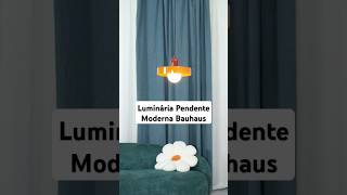 Luminária Pendente Moderna Bauhaus [upl. by Ocirne]