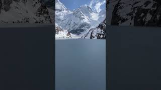 FROZEN TULIAN LAKE incrediblekashmir snow travel [upl. by Ardnoed]