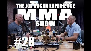 JRE MMA Show 28 with Georges StPierre [upl. by Ynnej]