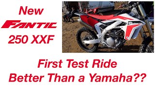 NEW FANTIC XXF 250 TEST RIDE REVIEW [upl. by Ennyrb]