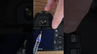 Canon EOS Rebel T2i Diopter Adjustment Process [upl. by Past]