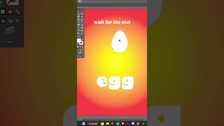 how to creatively make egg logo using egg icon graphicdesign logodesign [upl. by Ahnavas]