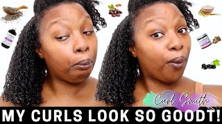 SHOOK Honest Review of the New Curlsmith Strength Line on Type 4 Hair  Natural Hair Wash Day [upl. by Ennybor]