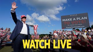 Watch live Trump courts voters at Florida rally as veepstakes heats up [upl. by Devlin]