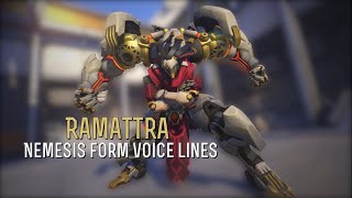 Ramattra’s Nemesis Form Voice Lines [upl. by Holub]