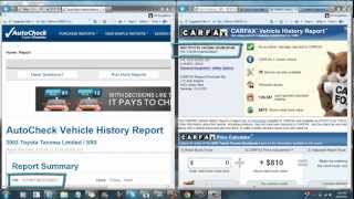 Why Carfax is Better than Autocheck [upl. by Ednihek617]