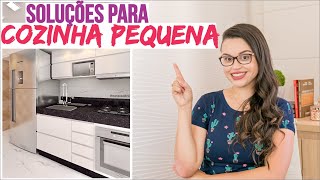 8 SOLUÇÕES para COZINHA PEQUENA  Mariana Cabral [upl. by Adnuhsor661]