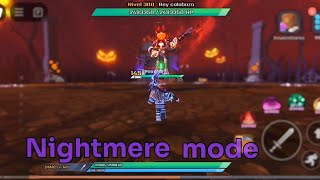 Nightmare Pumpkin king Boss Halloween  Swordburst 3 [upl. by Elleoj924]