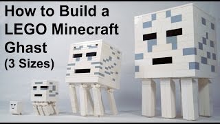 How To Build LEGO Minecraft Ghast [upl. by Wareing]