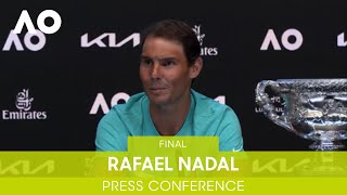 Rafael Nadal Press Conference F  Australian Open 2022 [upl. by Quill545]