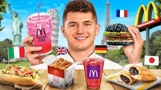 Tasting McDonalds From Around The World [upl. by Auhsot]