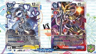 DIGIMON TCG Remote match MetalEtemon Black vs Proximamon Red [upl. by Les543]