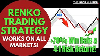 AMAZING SIMPLE RENKO TRADING STRATEGY FOR ALL MARKETS 70 WIN RATE amp HIGH RISK RETURN [upl. by Lomasi]