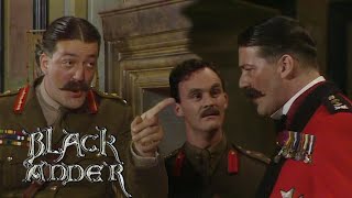 Stephen Frys Best Bits Melchett amp Duke of Wellington  Blackadder  BBC Comedy Greats [upl. by Atorod297]