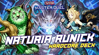 Master Duel  NATURIA RUNICK deck full combo NEGATE spell unlimited amp BANISH  Rank Duel Combo [upl. by Rubio]