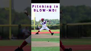 SlowMo Mastery 10YearOlds Pitching Technique Unveiled [upl. by Ailekat]