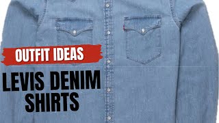 Western Levis Denim Shirt  Oufit Ideas [upl. by Jacinthe]