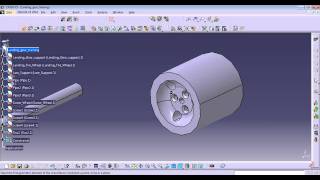 Catia V5 Training part 9 Landing Gear Assy [upl. by Gainor]