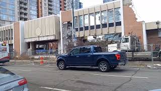 Demolition Of Former Atco Gas Service Building  1040 11th Ave SW Calgary AB [upl. by Dam731]