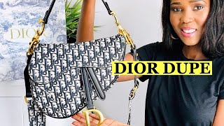 BOUJEE ON A BUDGET  DIOR SADDLE BAG REVIEW DESIGNER LUXURY ALIEXPRESS HAUL [upl. by Lula786]