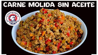 Carne molida con vegetales sin grasa Comida Saludable [upl. by Yenmor366]