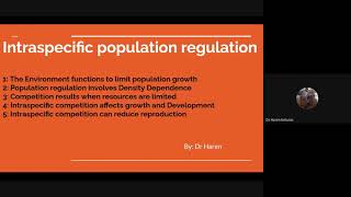 Intraspecific population regulation [upl. by Haisa]