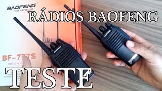 Rádio Comunicador Baofeng BF777S  L Gyn [upl. by Alur848]