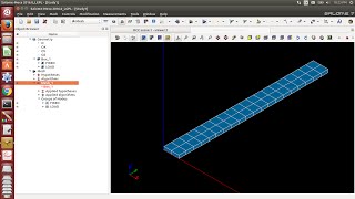 CalculiX  Harmonic analysis [upl. by Itirp]