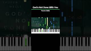 GODS NOT DONE WITH YOU on the piano taurenwells christianmusic godsnotdonewithyou ccm worship [upl. by Tawnya979]