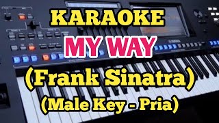 Frank Sinatra  MAY WAYKaraoke  Male Pria [upl. by Anilejna]