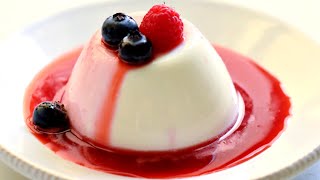 Silky smooth Panna cotta Recipe  How to make Panna cotta  Panna cotta  Easy Panna cotta recipe [upl. by Hawthorn]