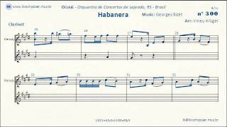 Habanera  Carmen Georges Bizet  Clarinet [upl. by Aninad]