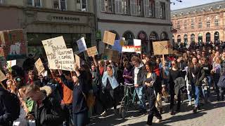 Marche des jeunes pour le climat à Strasbourg du vendredi 22 mars 2019 [upl. by Aizat]