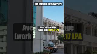 Indian Institute of Management Jammu IIM Jammu Review in 1 minute shorts [upl. by Dannon]