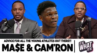 MAE amp CAMRON GIVE ADVICE TO THE YOUNG ATHLETES OUT THERE ON HOW TO DEAL WITH WOMEN  EP72 [upl. by Dunton]