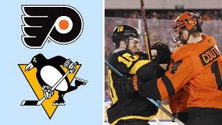 Flyers erase 31 deficit win Stadium Series in OT  NHL  NBC Sports [upl. by Ahseiyn]