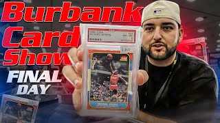 WHY DID I BUY A MICHAEL JORDAN ROOKIE CARD  BURBANK CARD SHOW FINAL DAY [upl. by Aleirbag325]