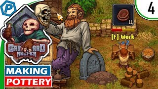 Graveyard Keeper 💀  Making Pottery  4 [upl. by Beverle737]