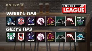 Webby amp Gillys NRL Tips Round 8  7 News Australia [upl. by Kris]