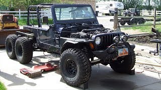 Jeep Wrangler TJ 6x6 Off Road Truck Build Project [upl. by West]