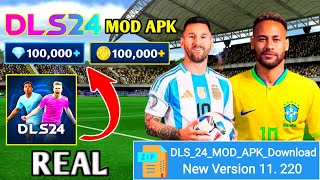 DLS 2024 MOD APK  DLS 24 UNLIMITED COINS AND GEMS  DLS 24 MOD APK  DREAM LEAGUE SOCCER 2024 [upl. by Tania]