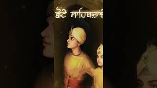 chotte sahibzaade chote sahibzade di shaheedi chote sahibzade song chote sahibzade [upl. by Einnalem390]