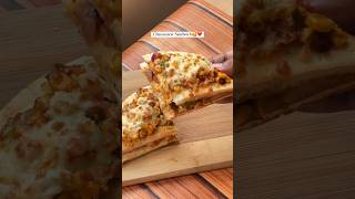 Fully loaded Dominos style Cheesy Sandwich😋dominoscheesysandwichfoodcheesetrendingshorts [upl. by Oile]