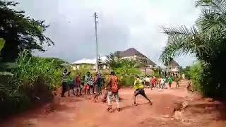 Amokwe Masquerade performing during Ochuchu afor Festival [upl. by Asselam]