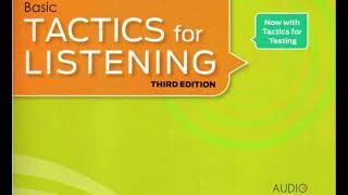 Tactics for Listening Third Edition Basic Student Book Unit 3 track17 [upl. by Bicknell]