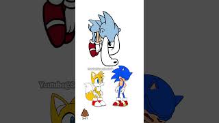 Sonic The Eye Walker Cartoon Animation PG13 shorts [upl. by Anelav276]